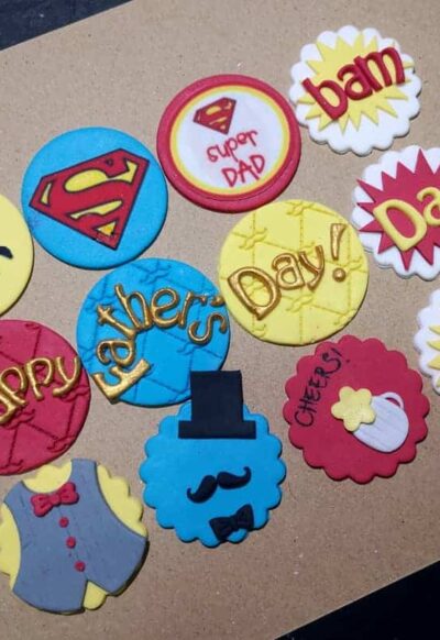Father's Day Superman Cupcake